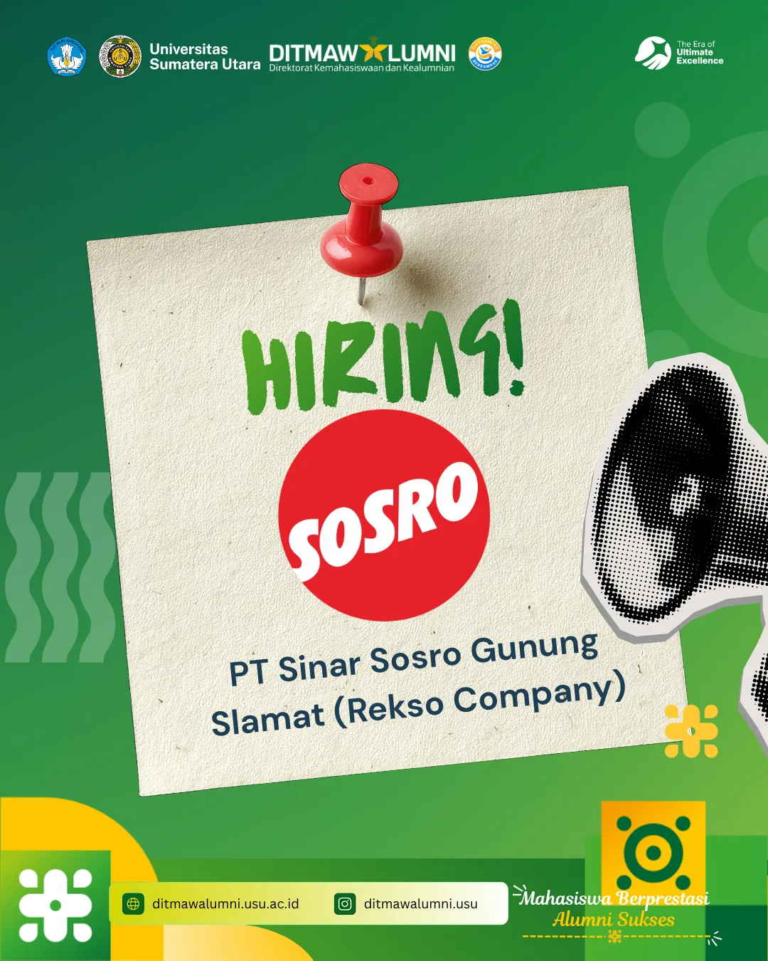 Kesempatan Berkarier di PT Sinar Sosro Gunung Slamat (Rekso Company)